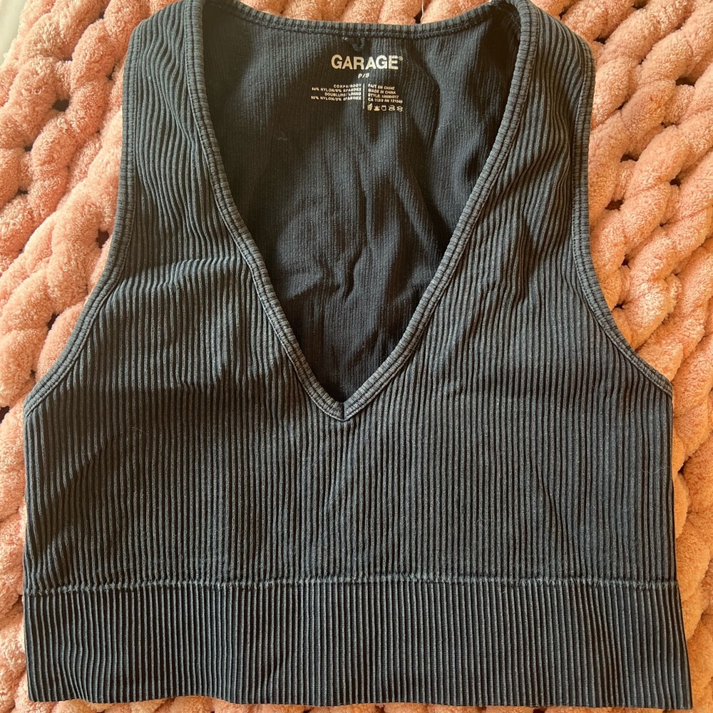 Garage Navy Top